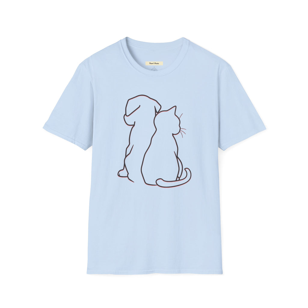 Pup an Kittie Cat & Dog T-Shirt