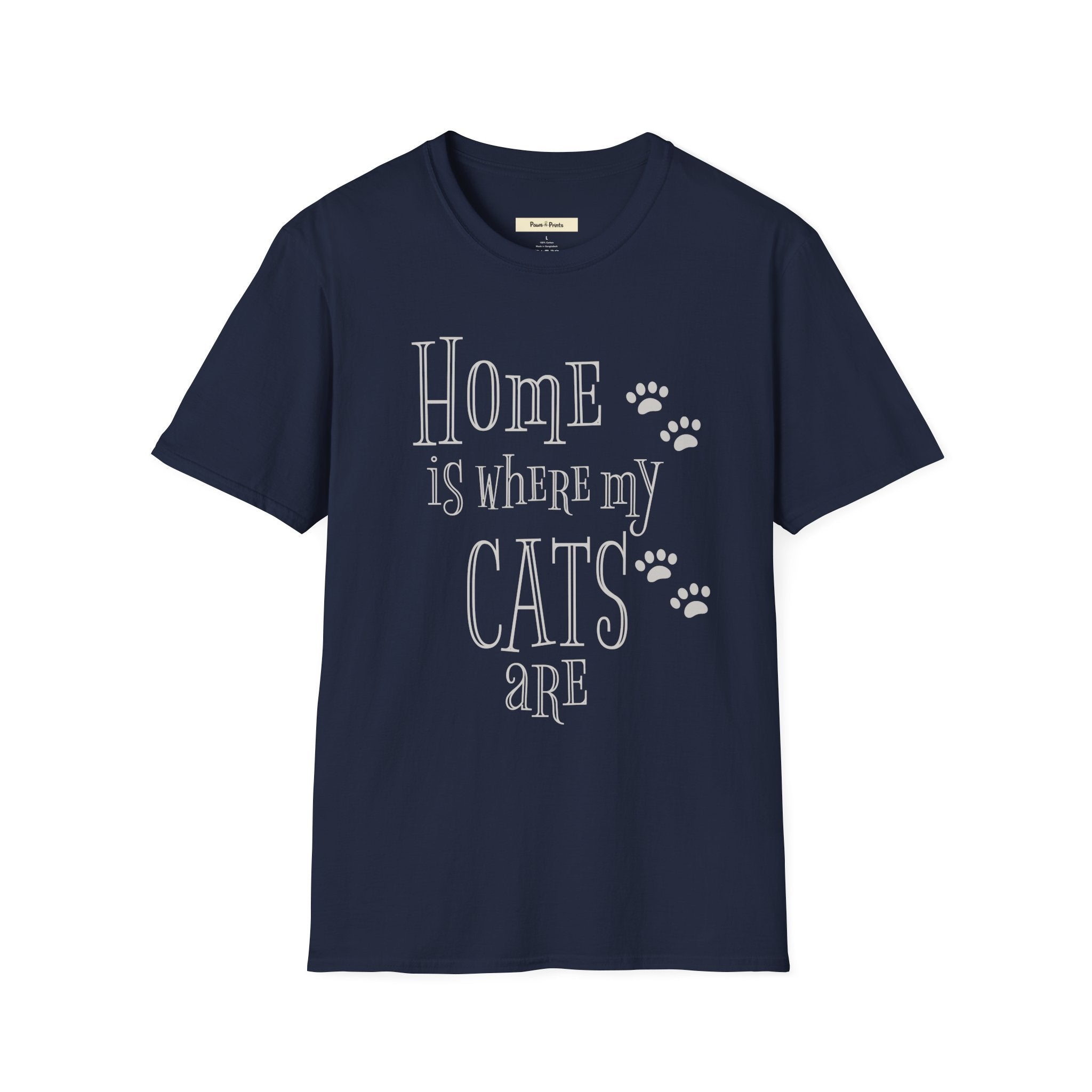 Home is Where My Cats Are T-Shirt