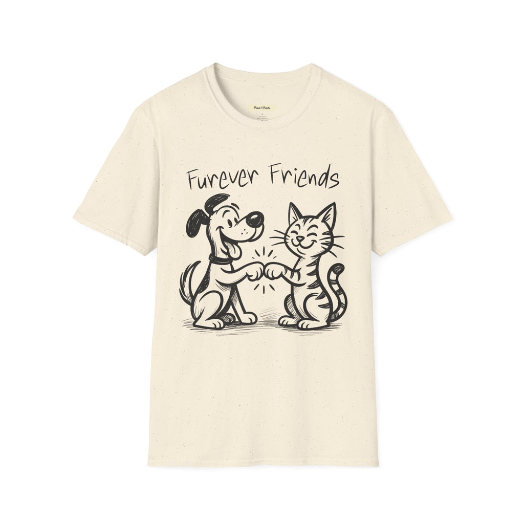 Furever Friends- Cat and Dog T-Shirt