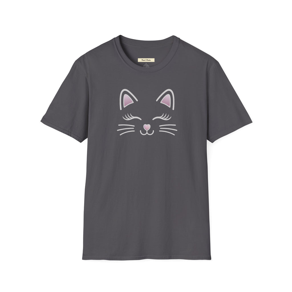 Happy Kittie Face Cat T-Shirt
