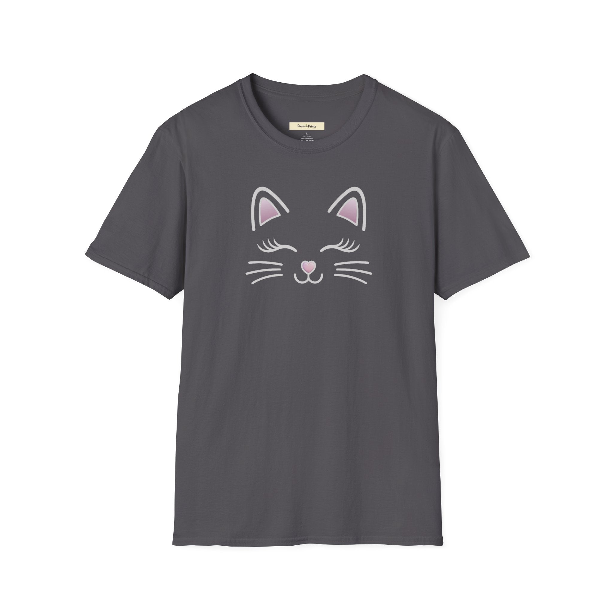 Happy Kittie Face Cat T-Shirt