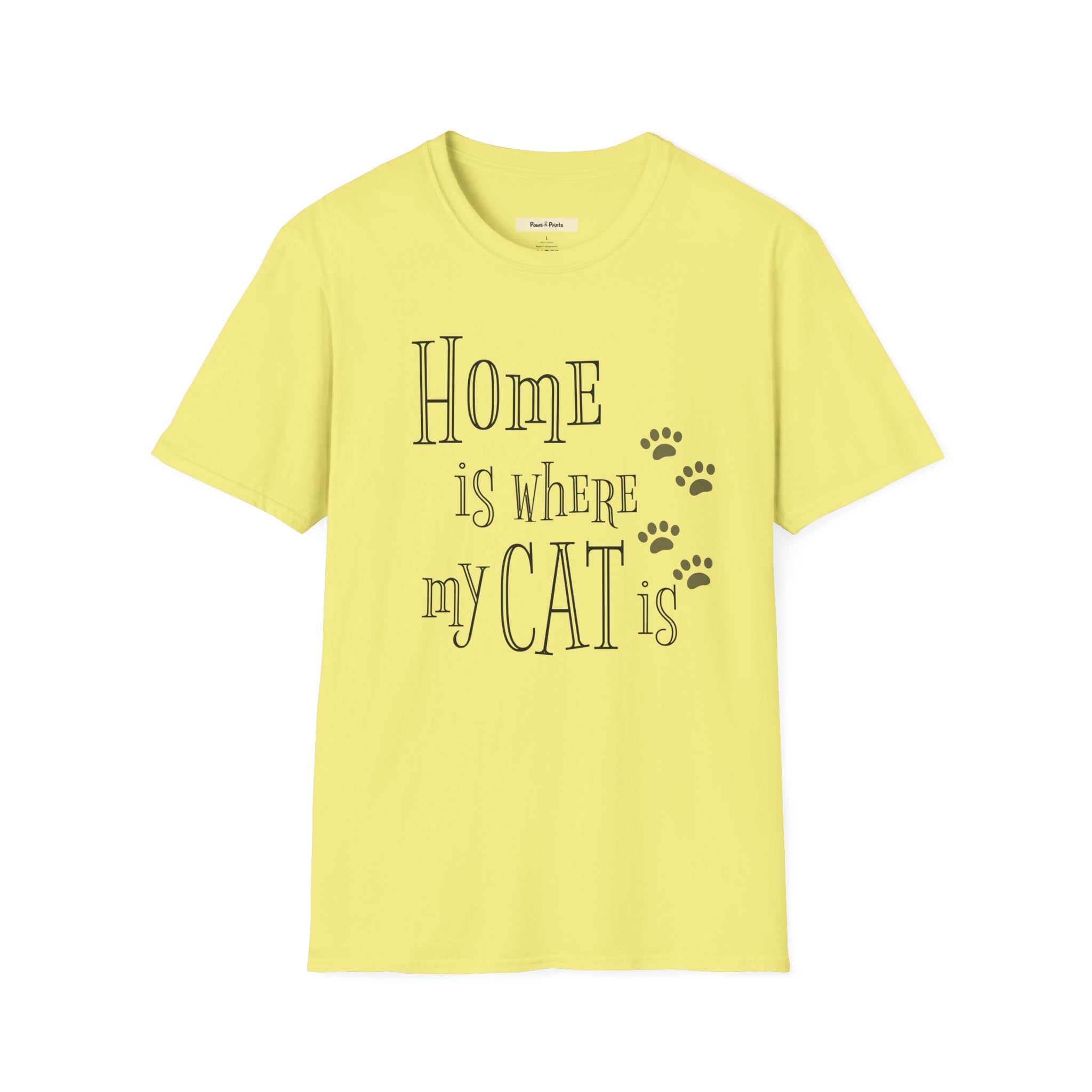 Home is Where My Cat is T-Shirt
