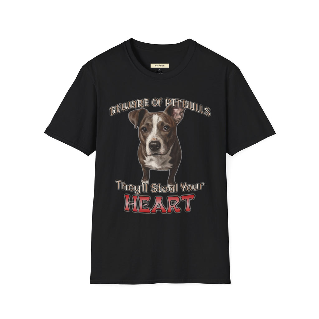 Beware of Pitbulls Dog T-Shirt
