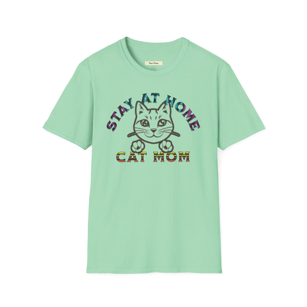 Stay At Home Cat Mom T-Shirt