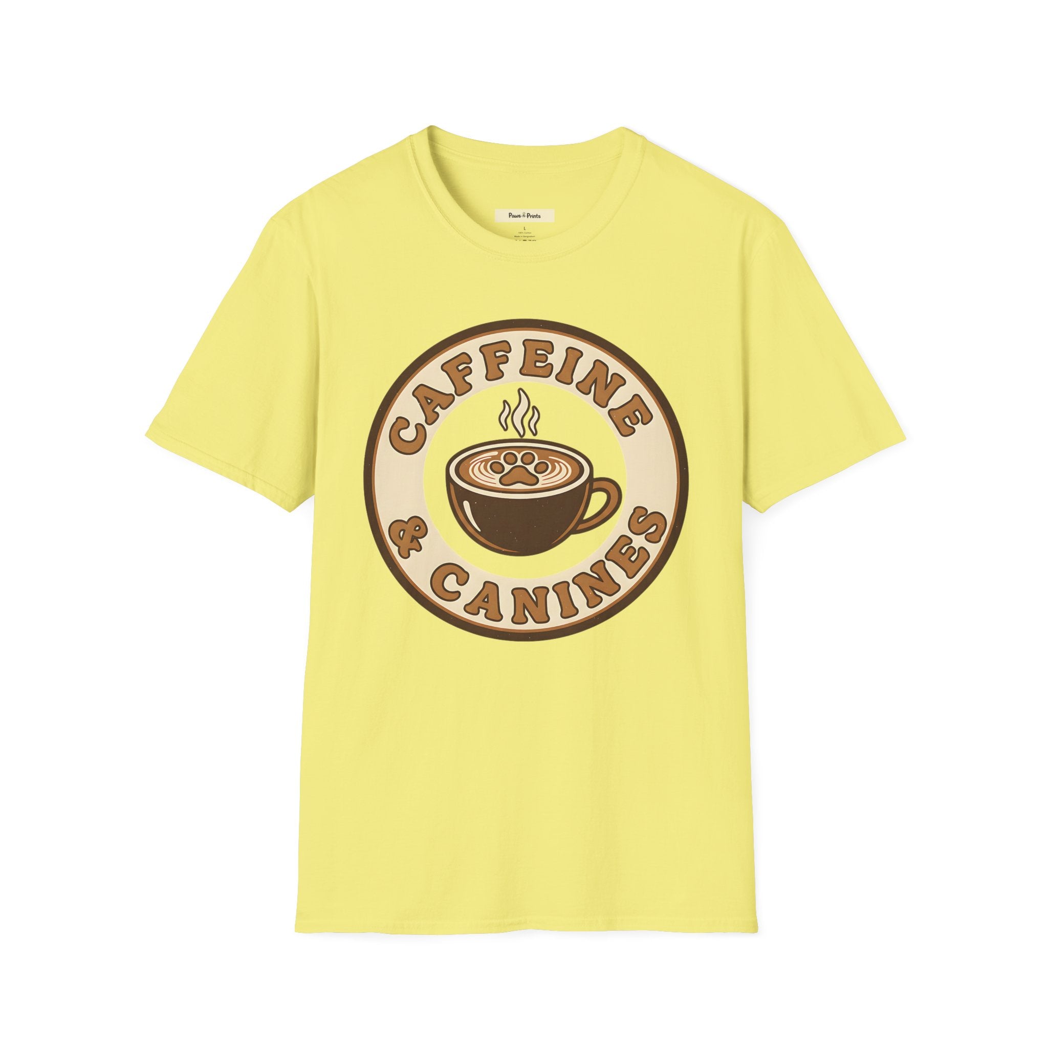 Caffeine & Canines Dog T-Shirt