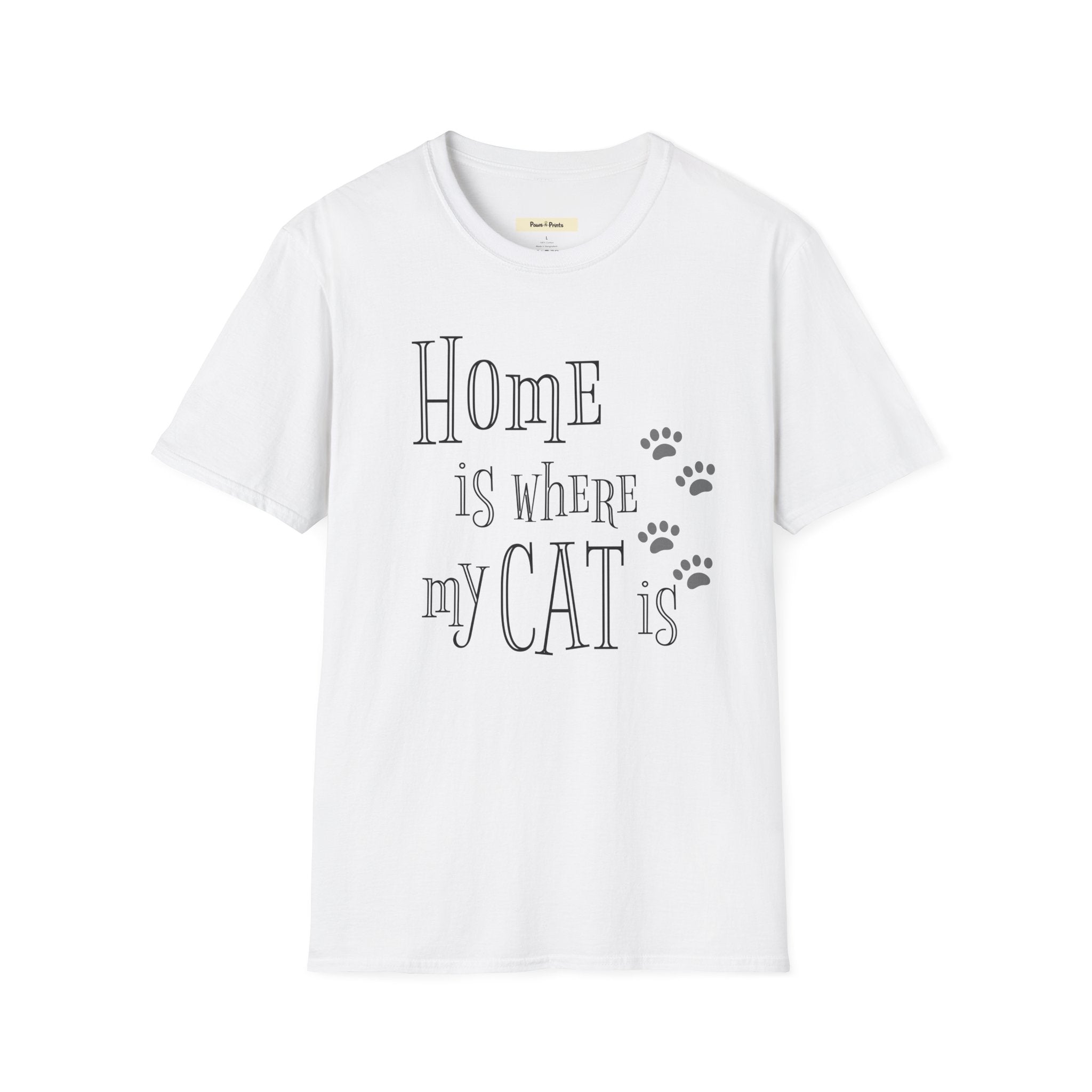 Home is Where My Cat is T-Shirt