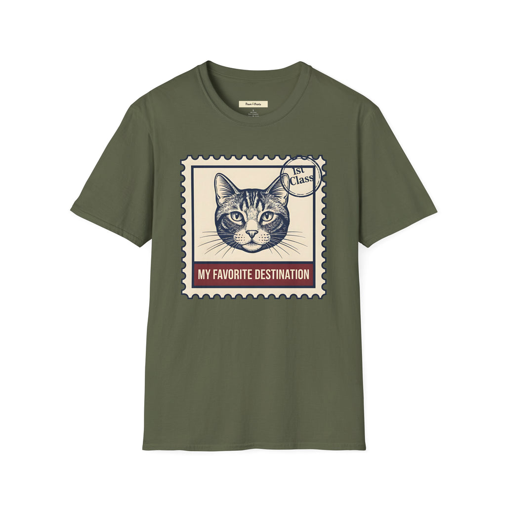 My Favorite Destination Cat T-Shirt