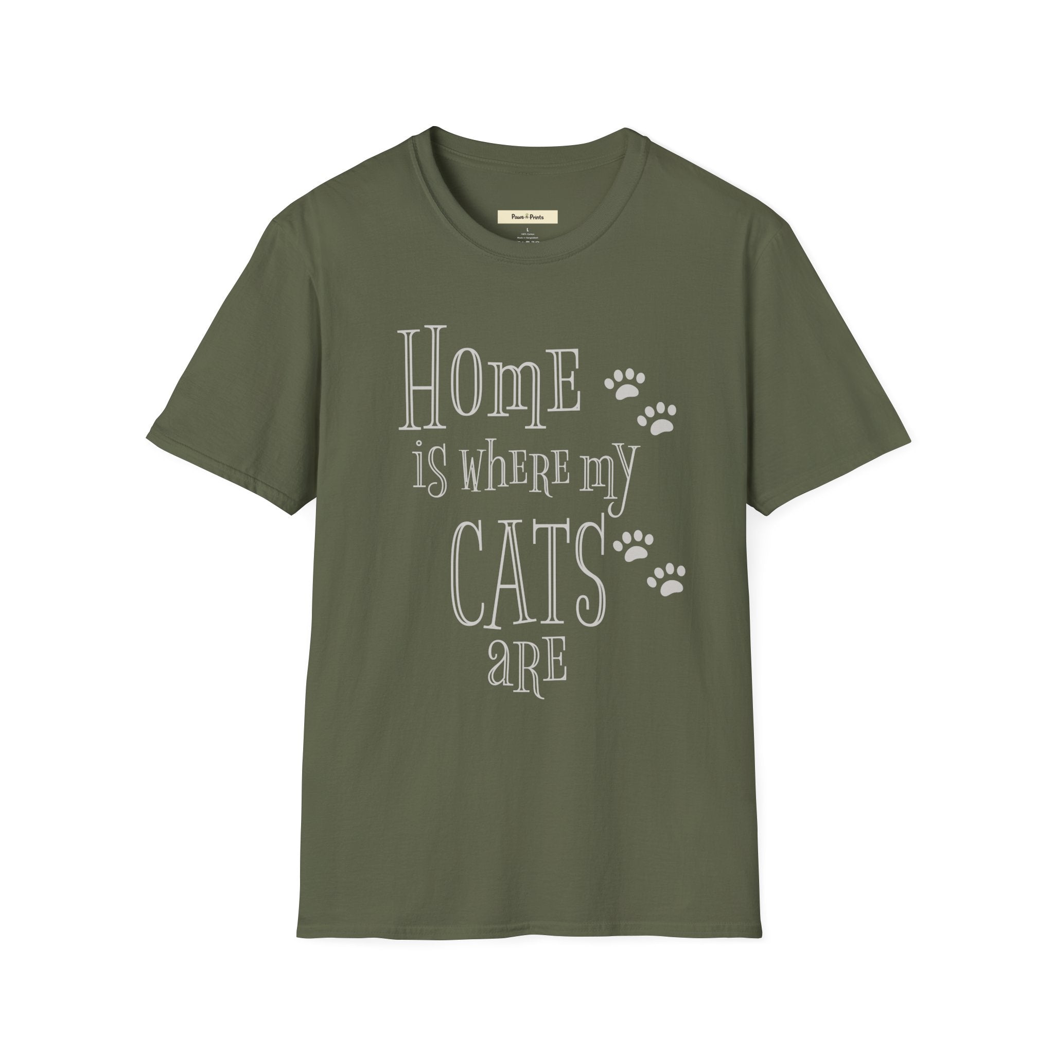Home is Where My Cats Are T-Shirt