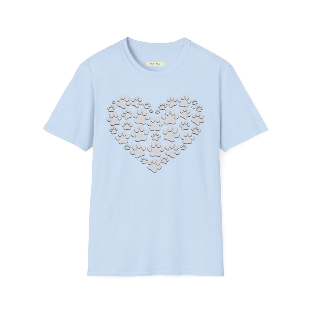 Cat Paw Heart T-Shirt