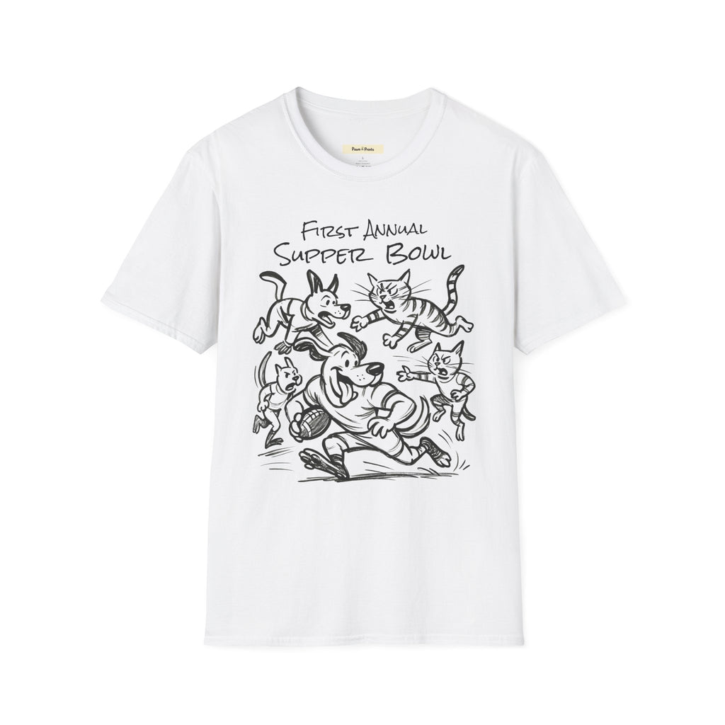 First Annual Supper Bowl- Dog and Cat T-Shirt