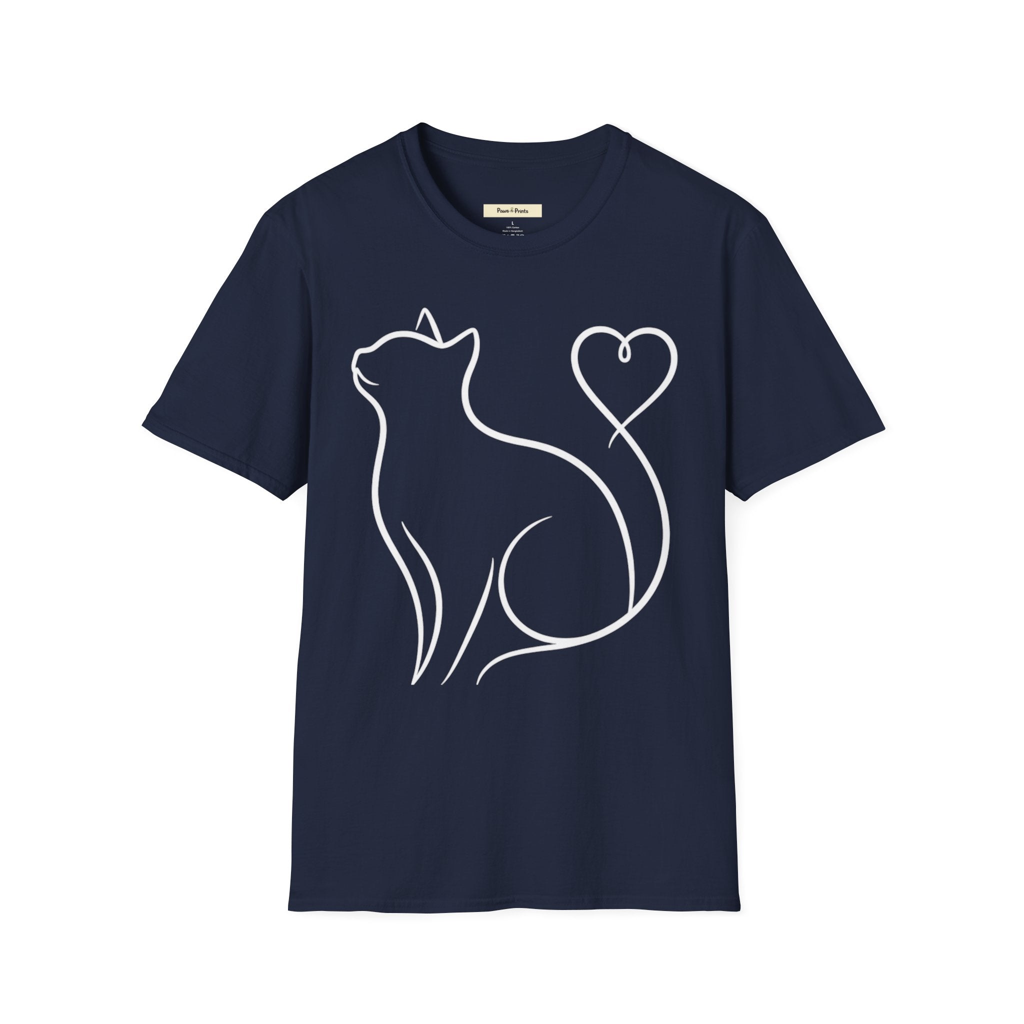Heart Tail Cat T-Shirt