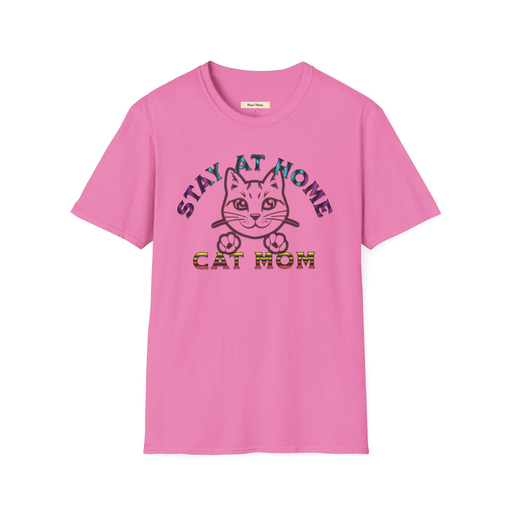 Stay At Home Cat Mom T-Shirt