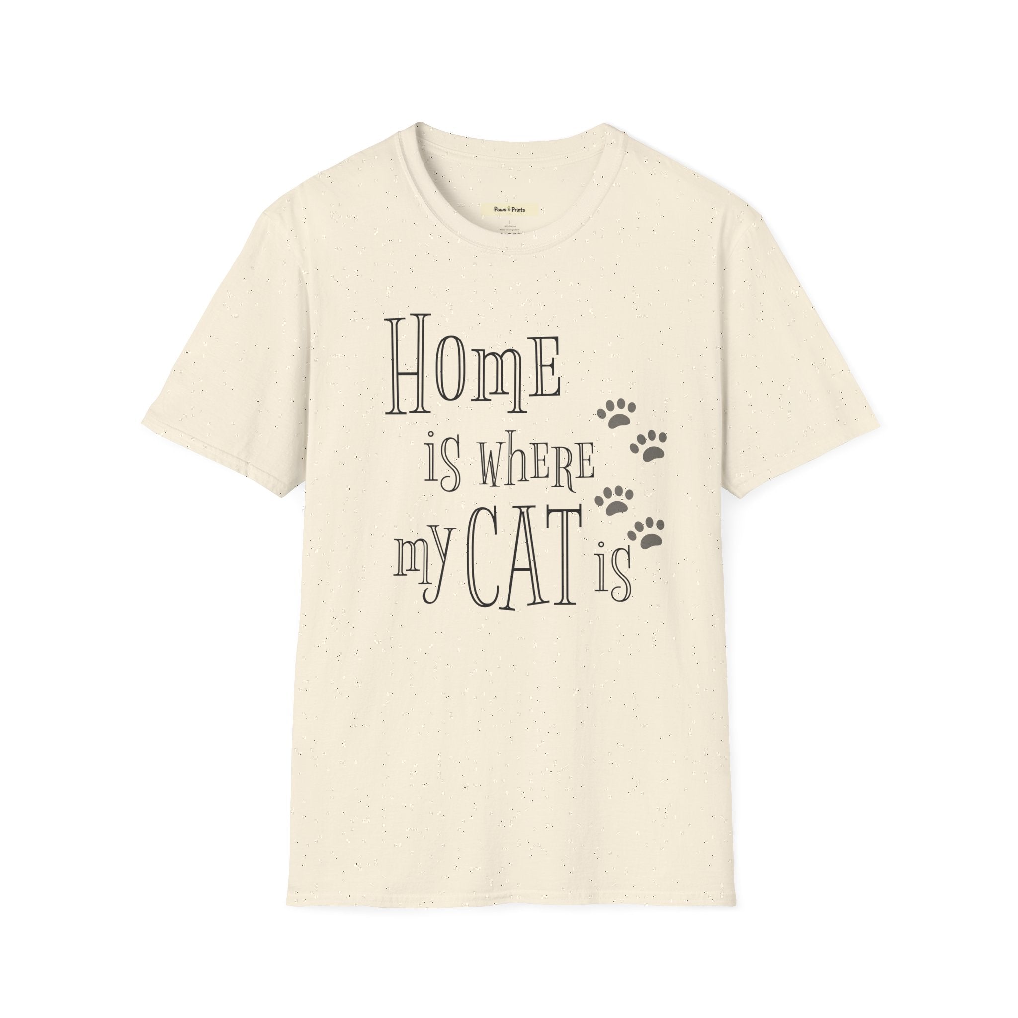 Home is Where My Cat is T-Shirt