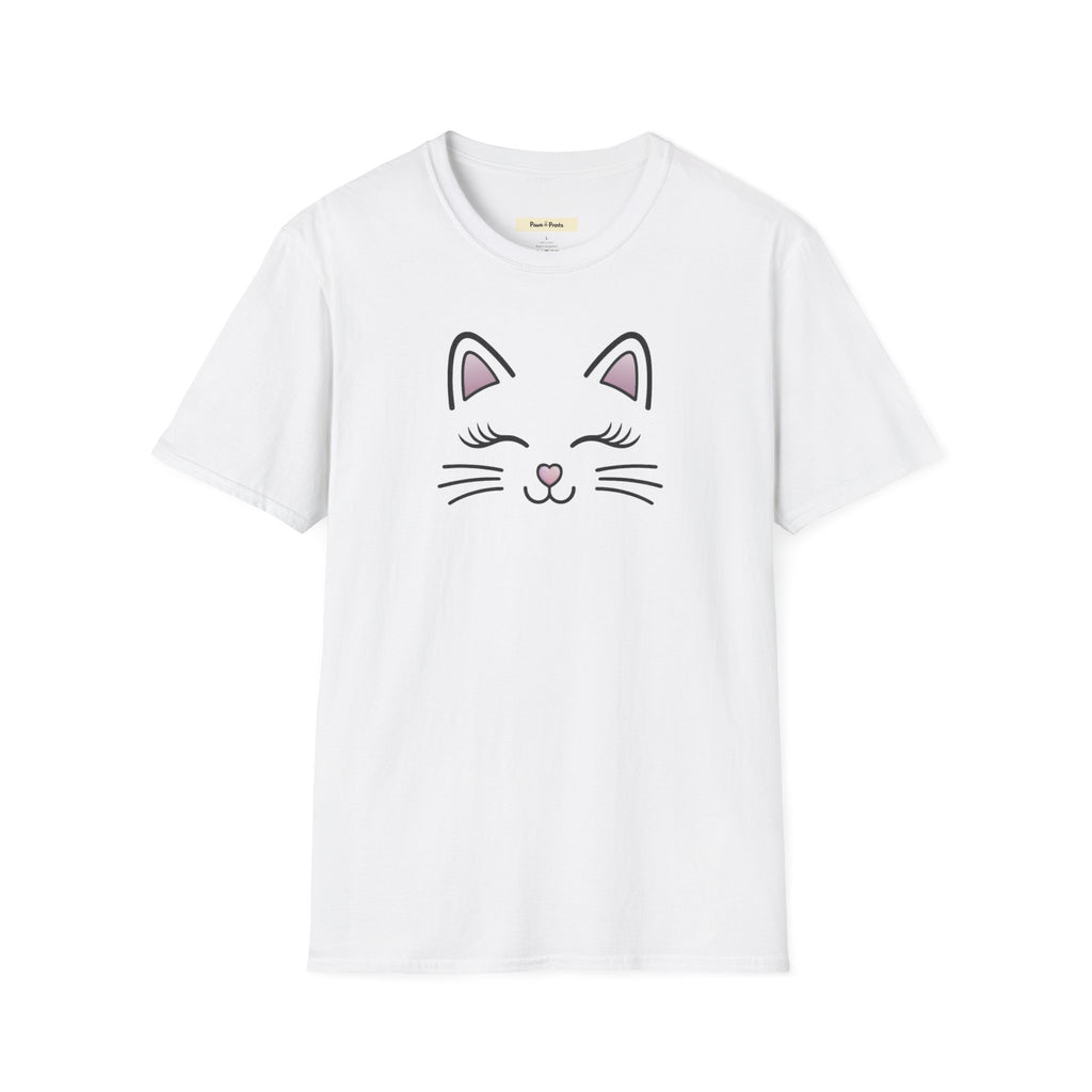 Happy Kittie Face Cat T-Shirt