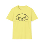Happy Puppy Face Dog T-Shirt