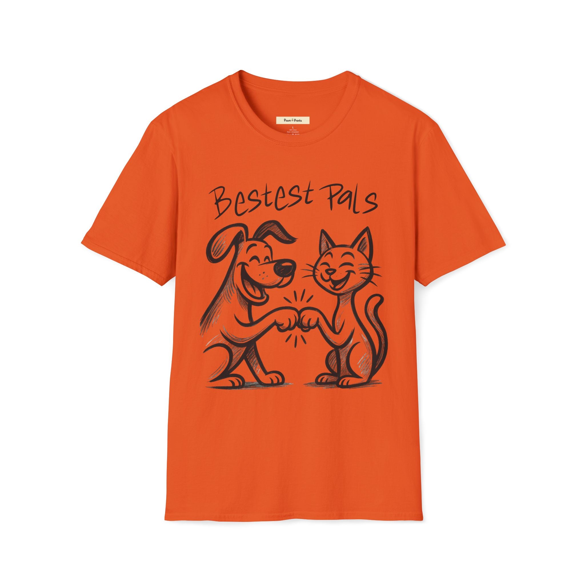 Bestest Pals- Dog and Cat T-Shirt