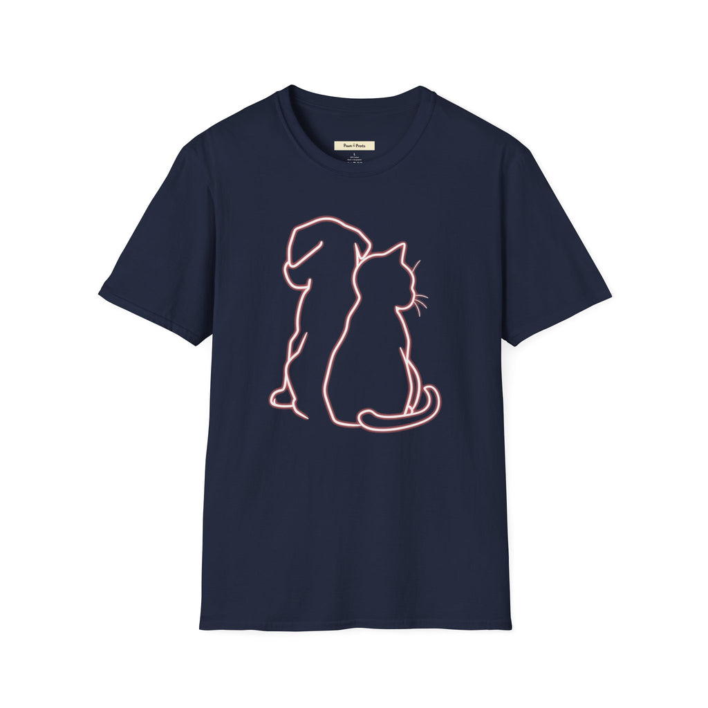 Pup an Kittie Cat & Dog T-Shirt