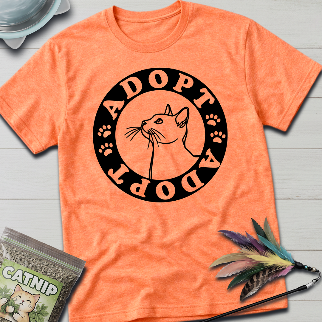 ADOPT Cat T-Shirt