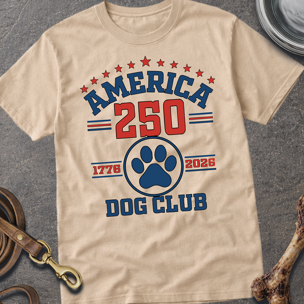 America 250 Dog Club Tee