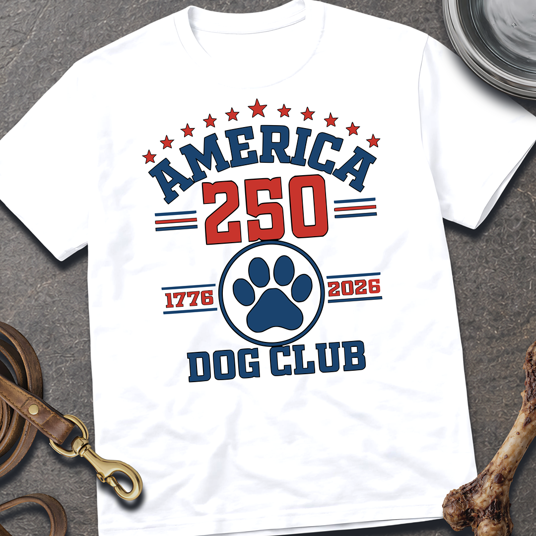 America 250 Dog Club Tee