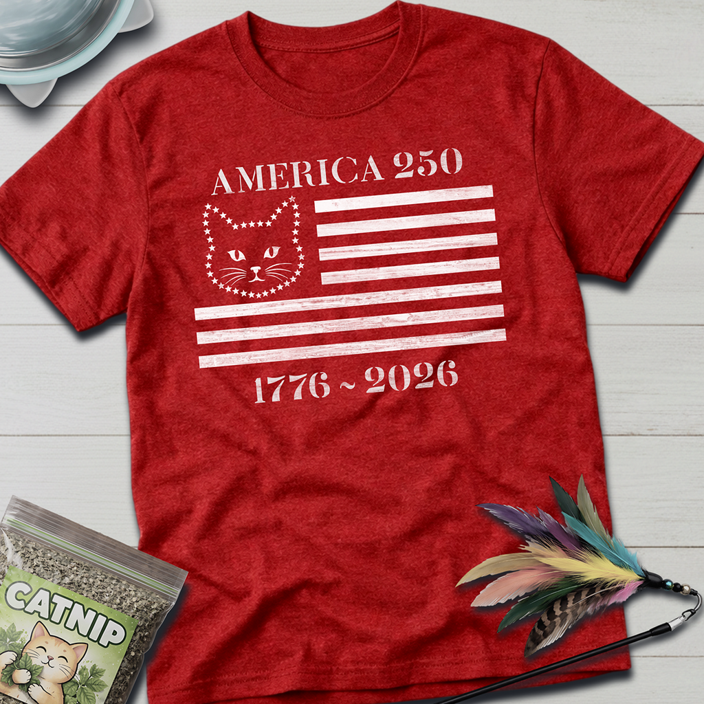 America 250 Kitty Flag T-shirt