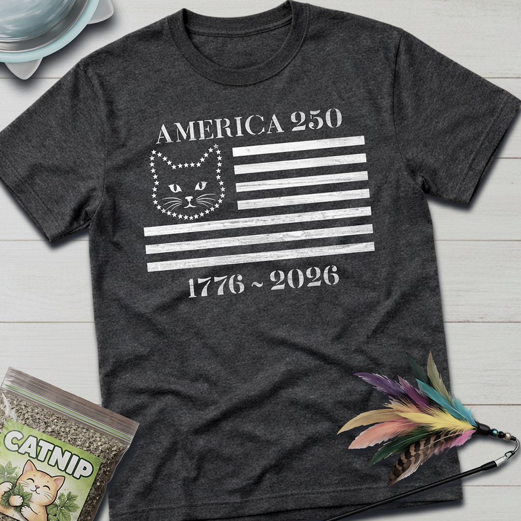 America 250 Kitty Flag T-shirt