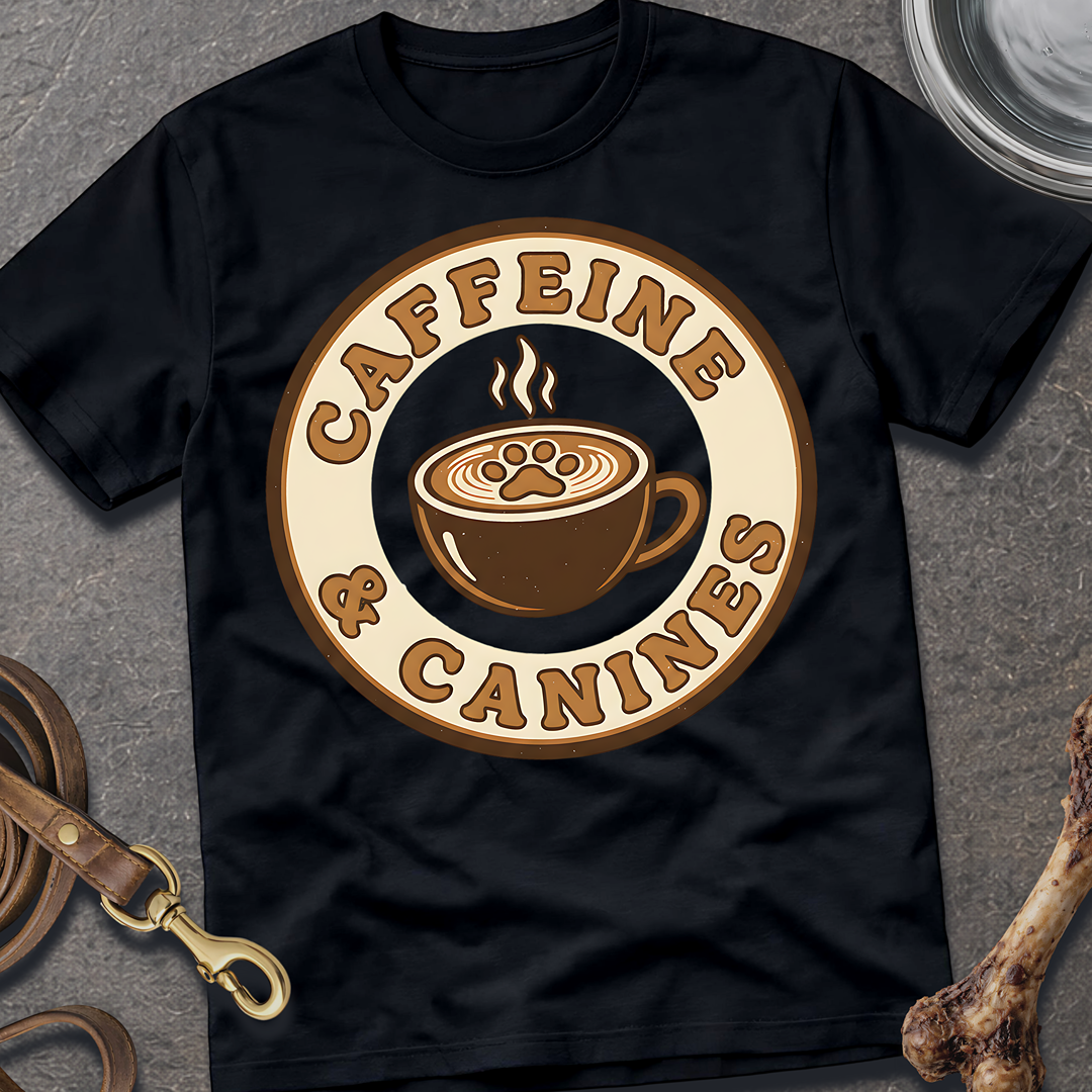 Caffeine & Canines T-Shirt