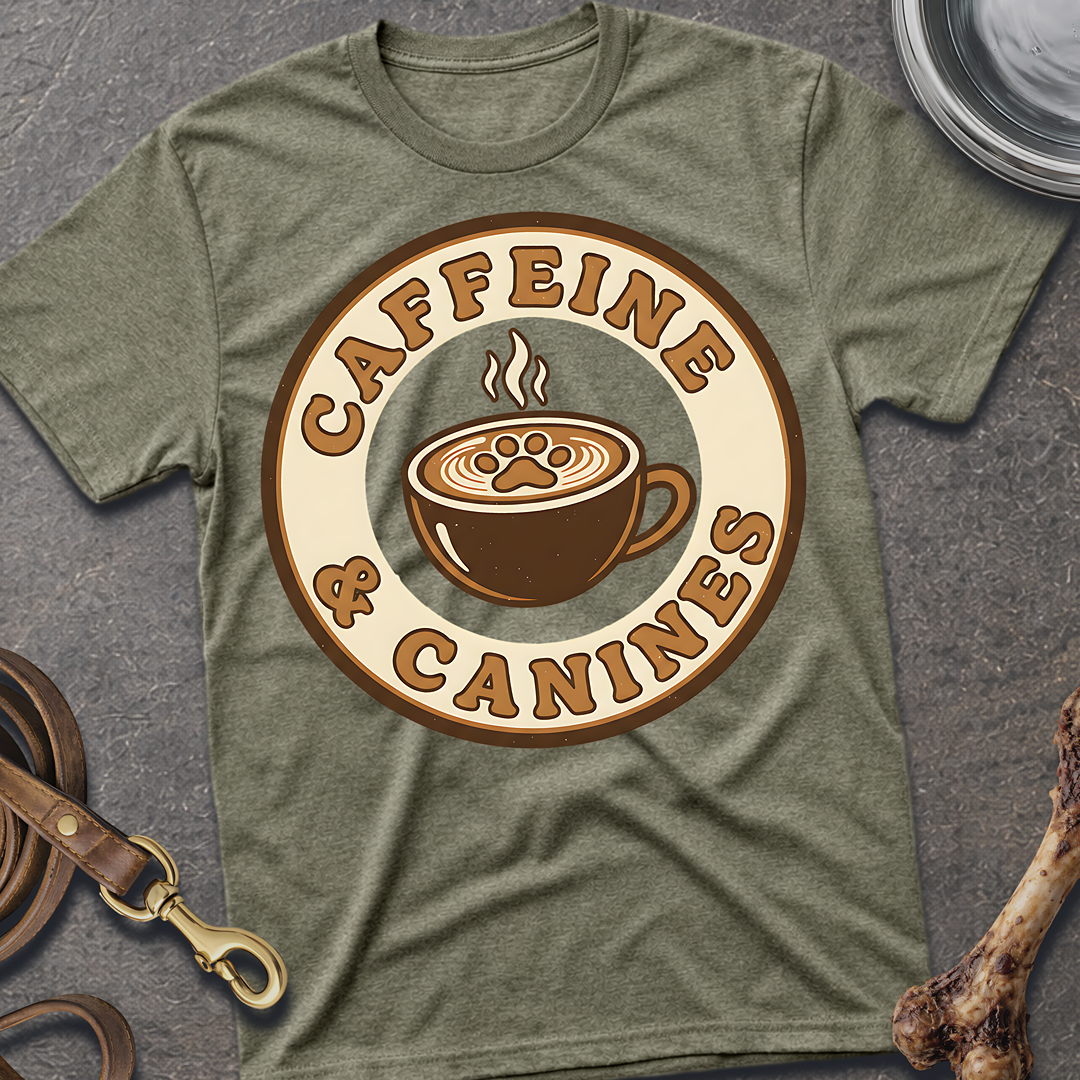 Caffeine & Canines T-Shirt