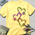 Cat Paw Hearts T-Shirt