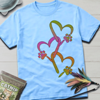 Cat Paw Hearts T-Shirt
