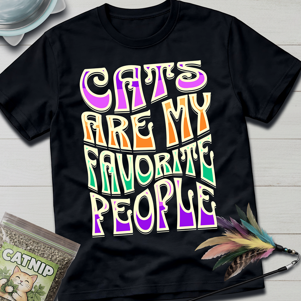 Cats Are My Favorite People T-Shirt