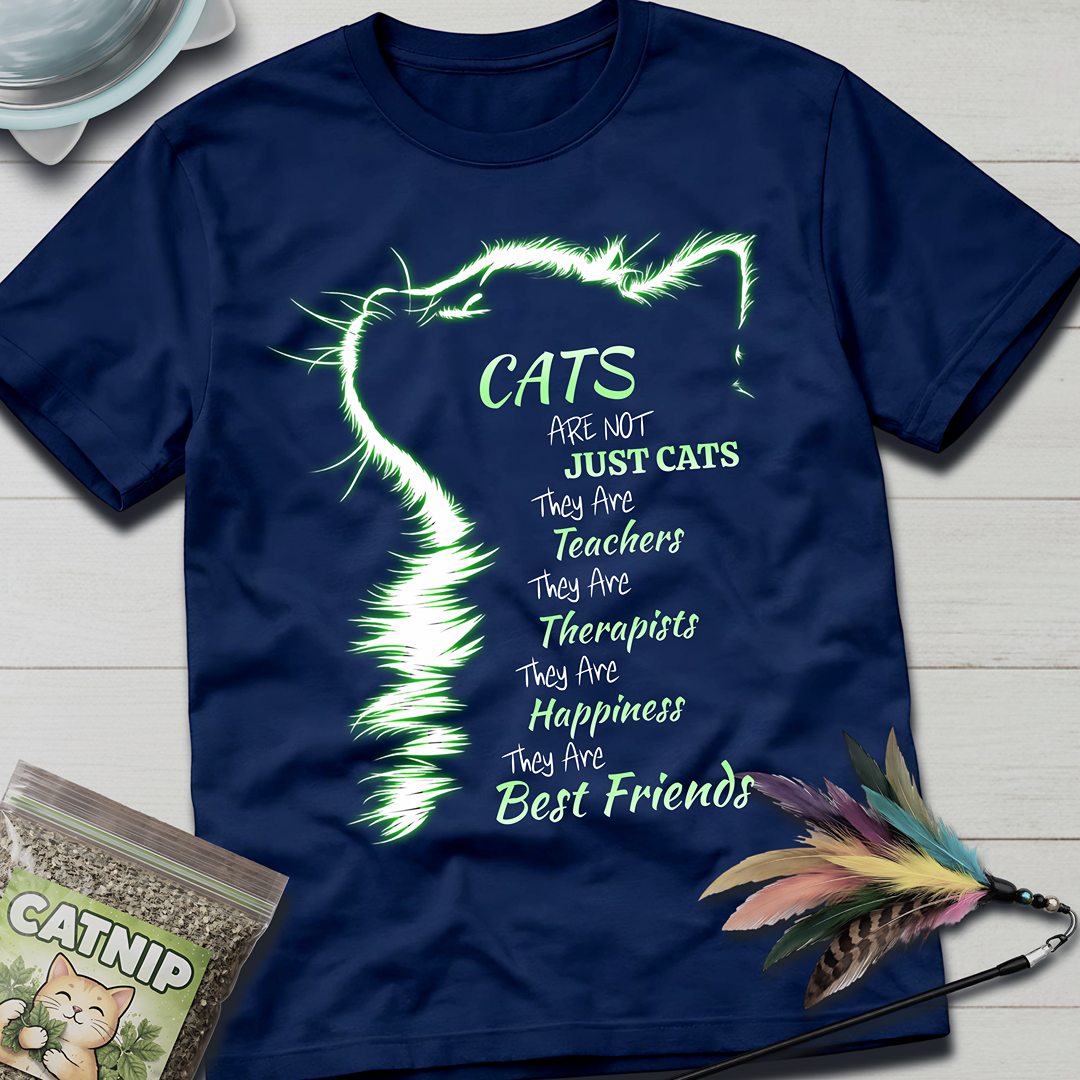 Cats Are Not- Green Glow T-Shirt