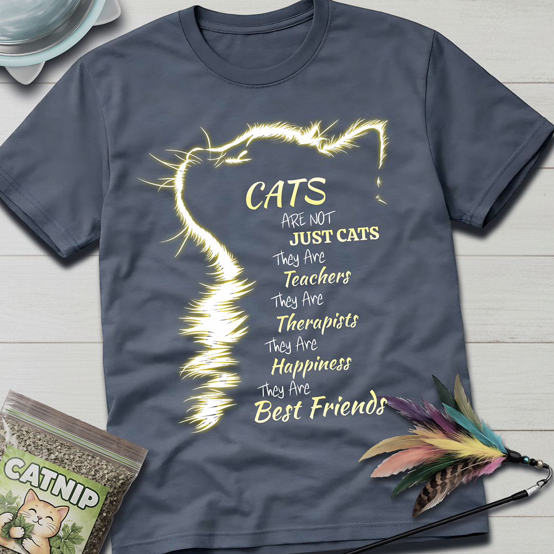Cats Are Not- Yellow Glow T-Shirt