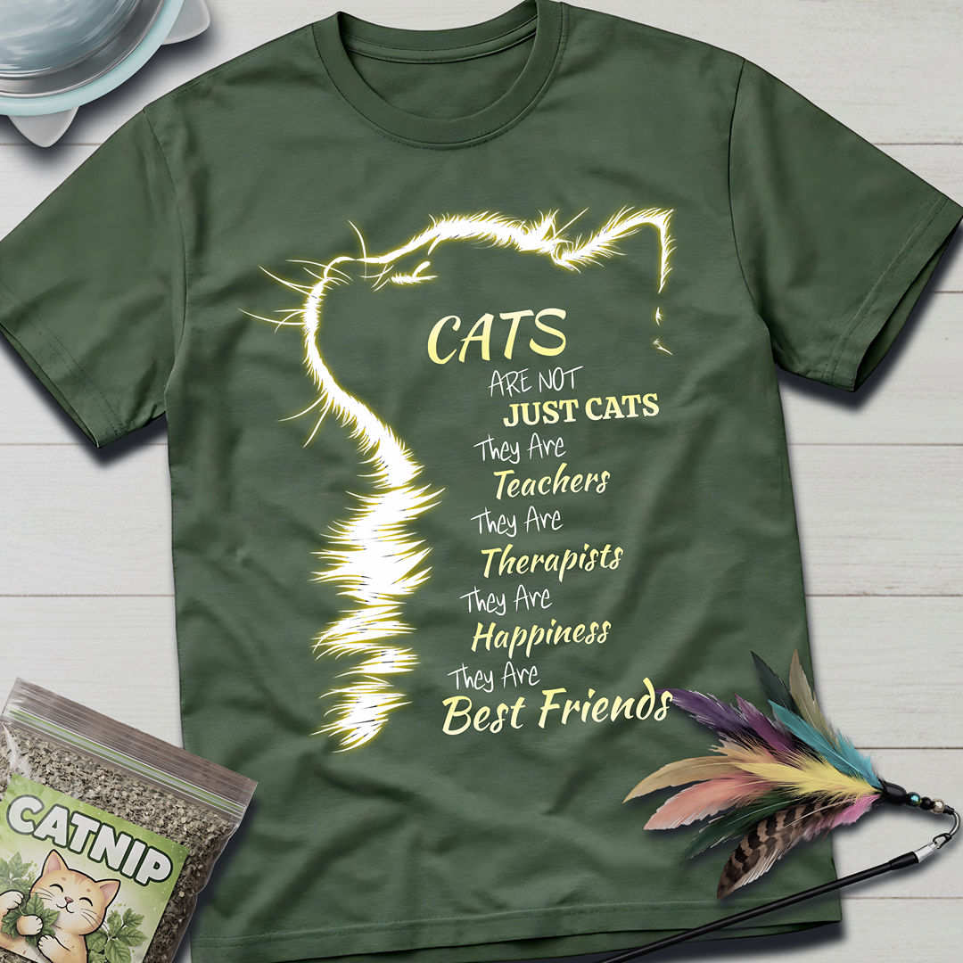 Cats Are Not- Yellow Glow T-Shirt