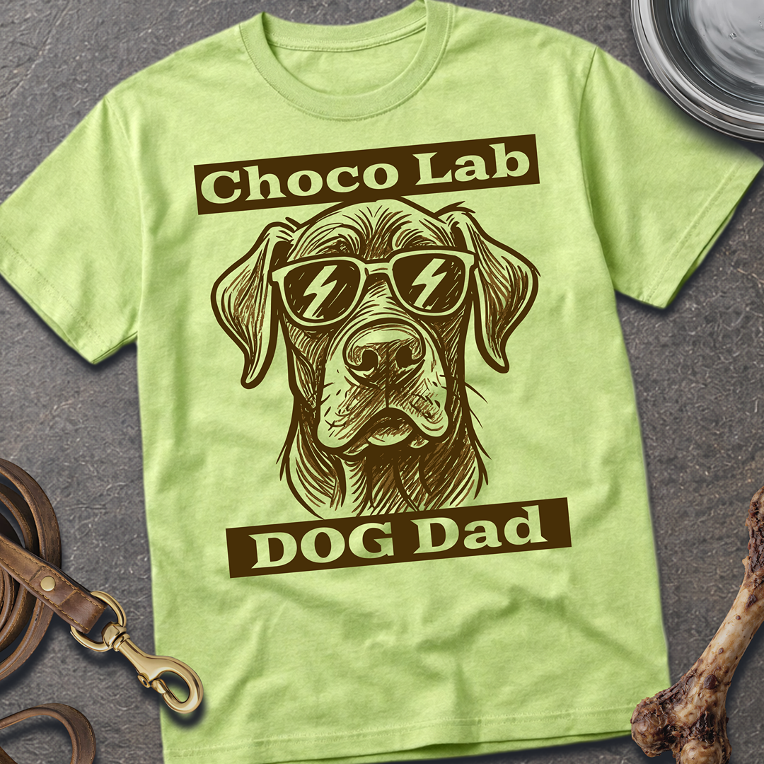 Choco Lab Dog Dad T-Shirt
