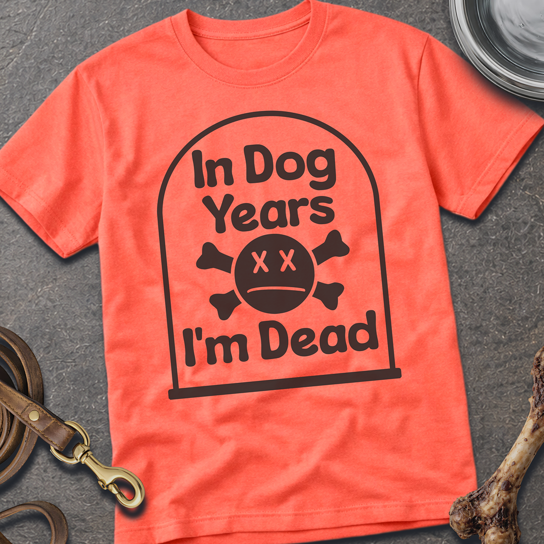 Dog Years T-Shirt - Coral Silk