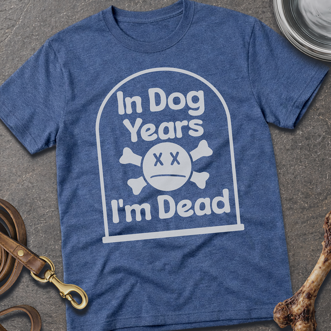 Dog Years T-Shirt - Heather Indigo