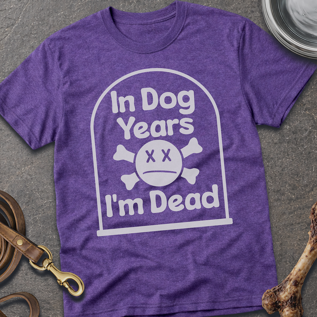 Dog Years T-Shirt - Heather Purple