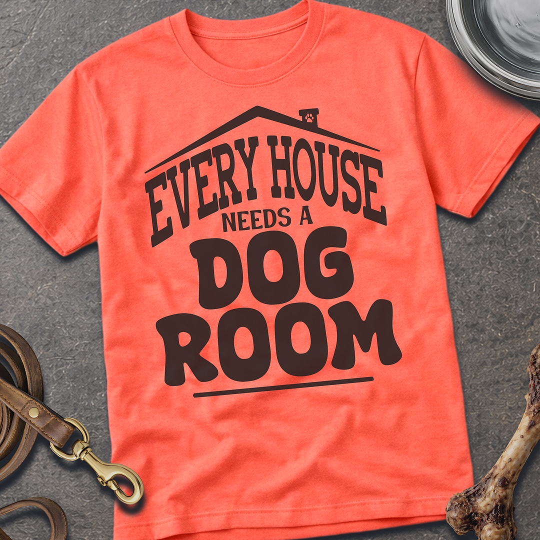 Dog Room T-Shirt - Coral Silk