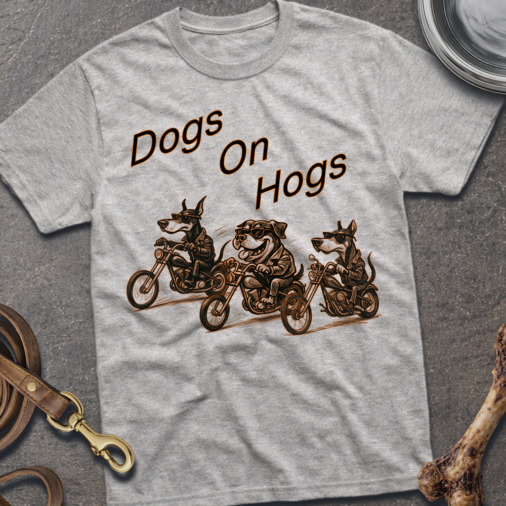 Dogs On Hogs T-Shirt
