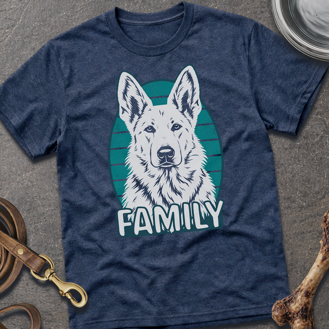 Family Shepherd T-Shirt - Heather Navy