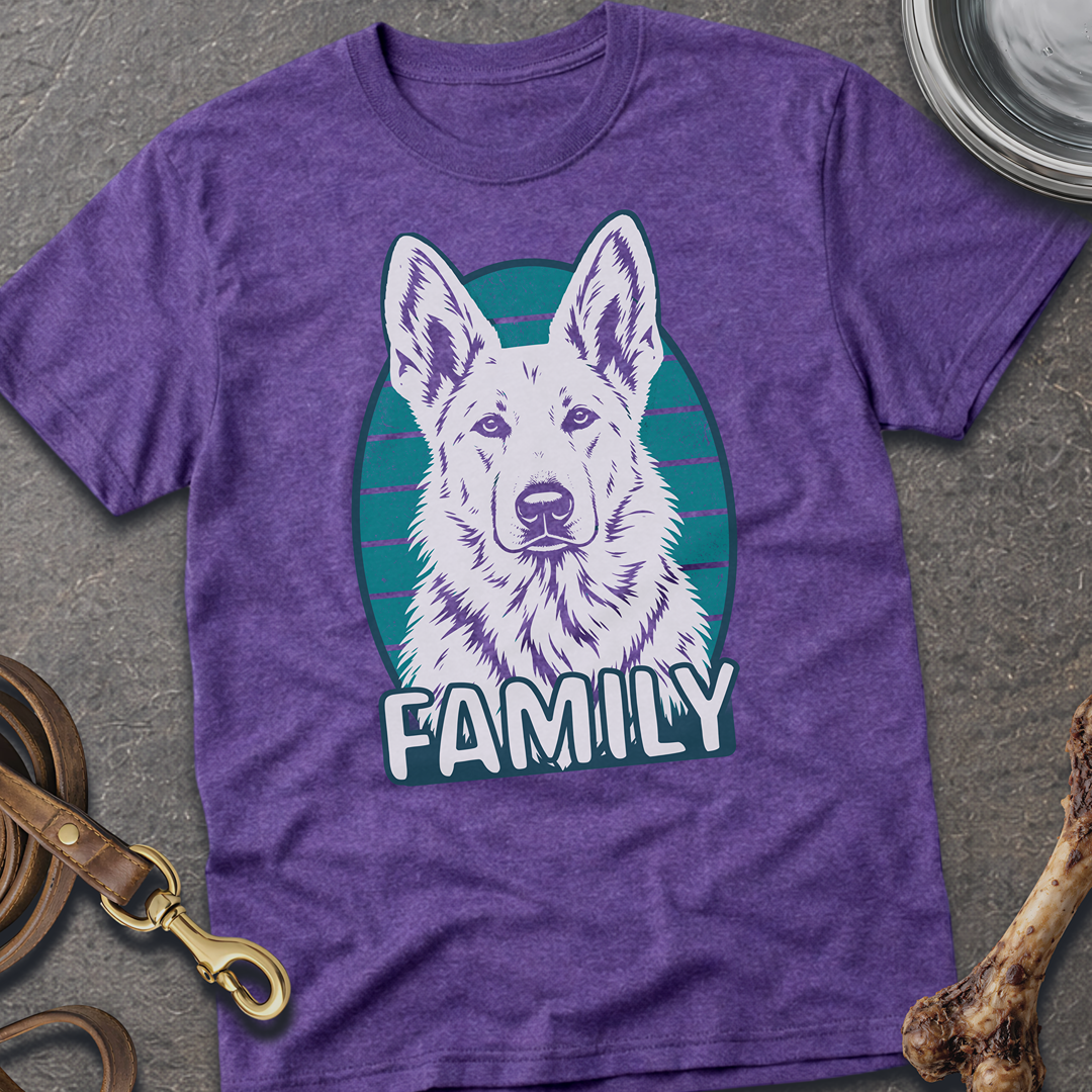Family Shepherd T-Shirt - Heather Purple