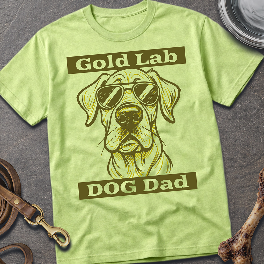 Gold Lab Dog Dad T-Shirt