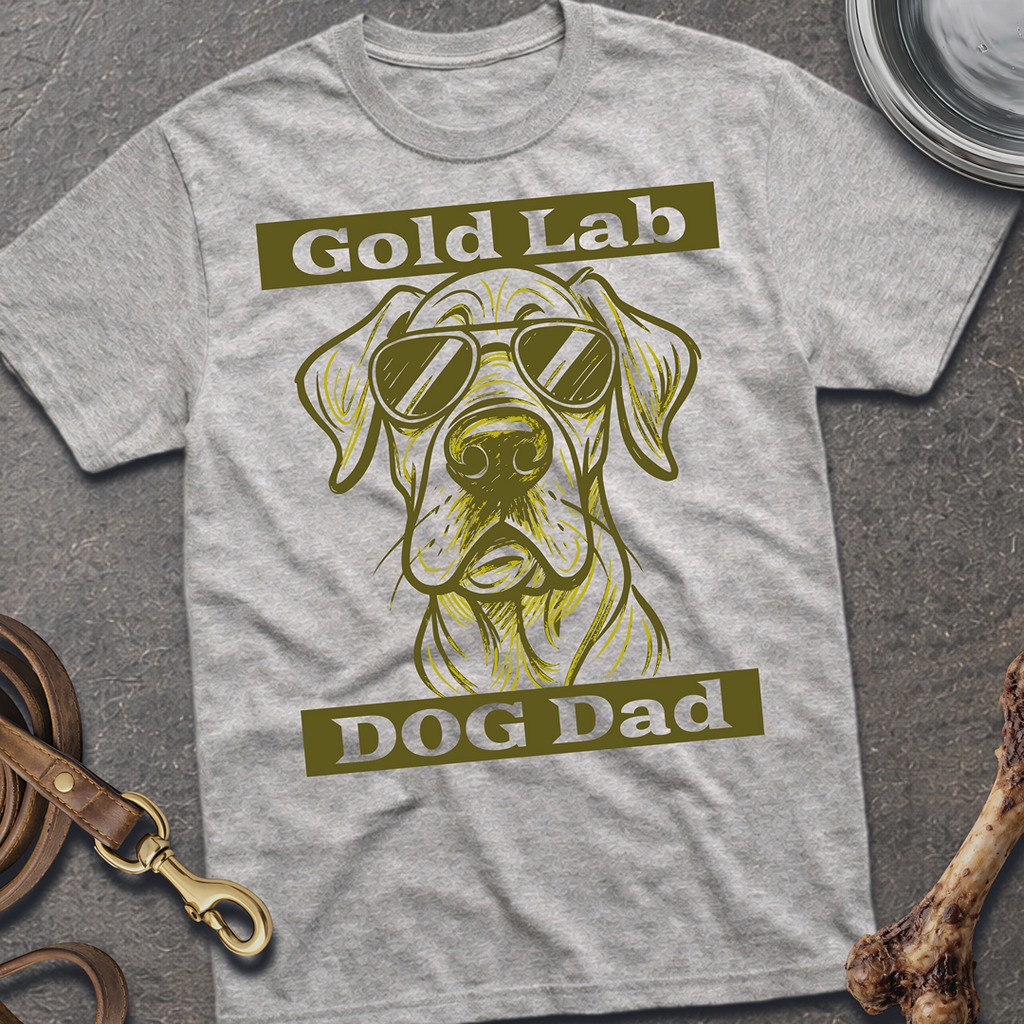 Gold Lab Dog Dad T-Shirt