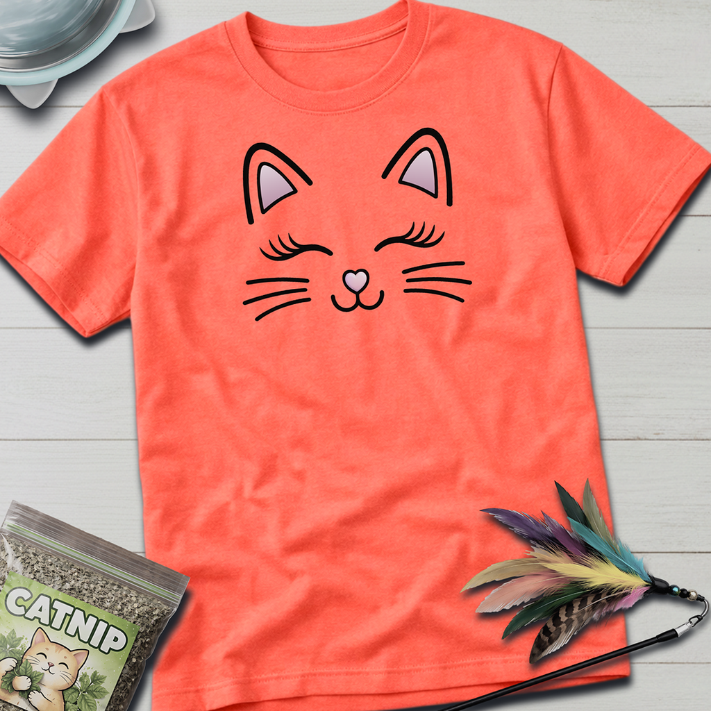 Happy Kittie Face T-Shirt