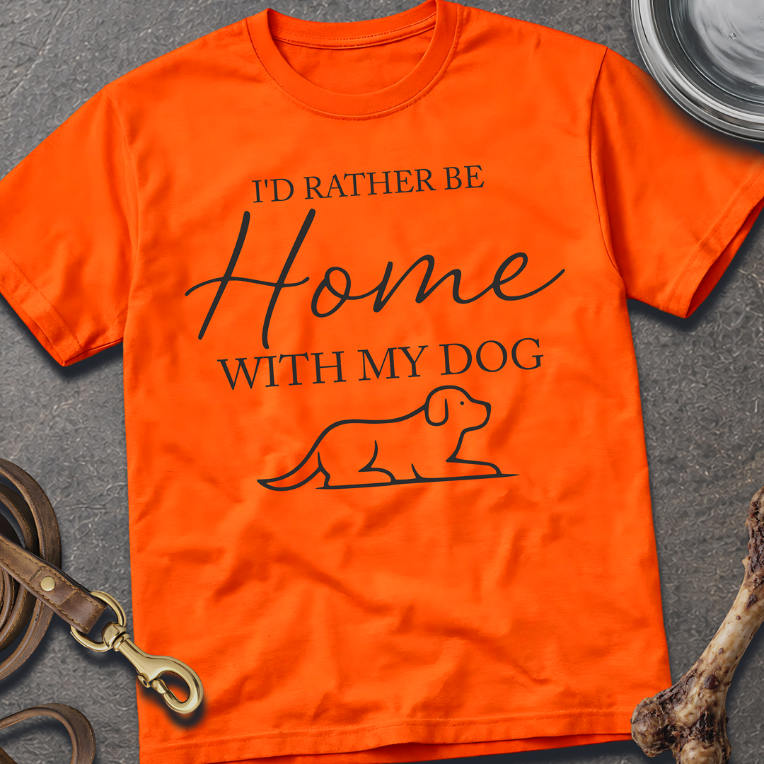 Home With My Dog T-Shirt