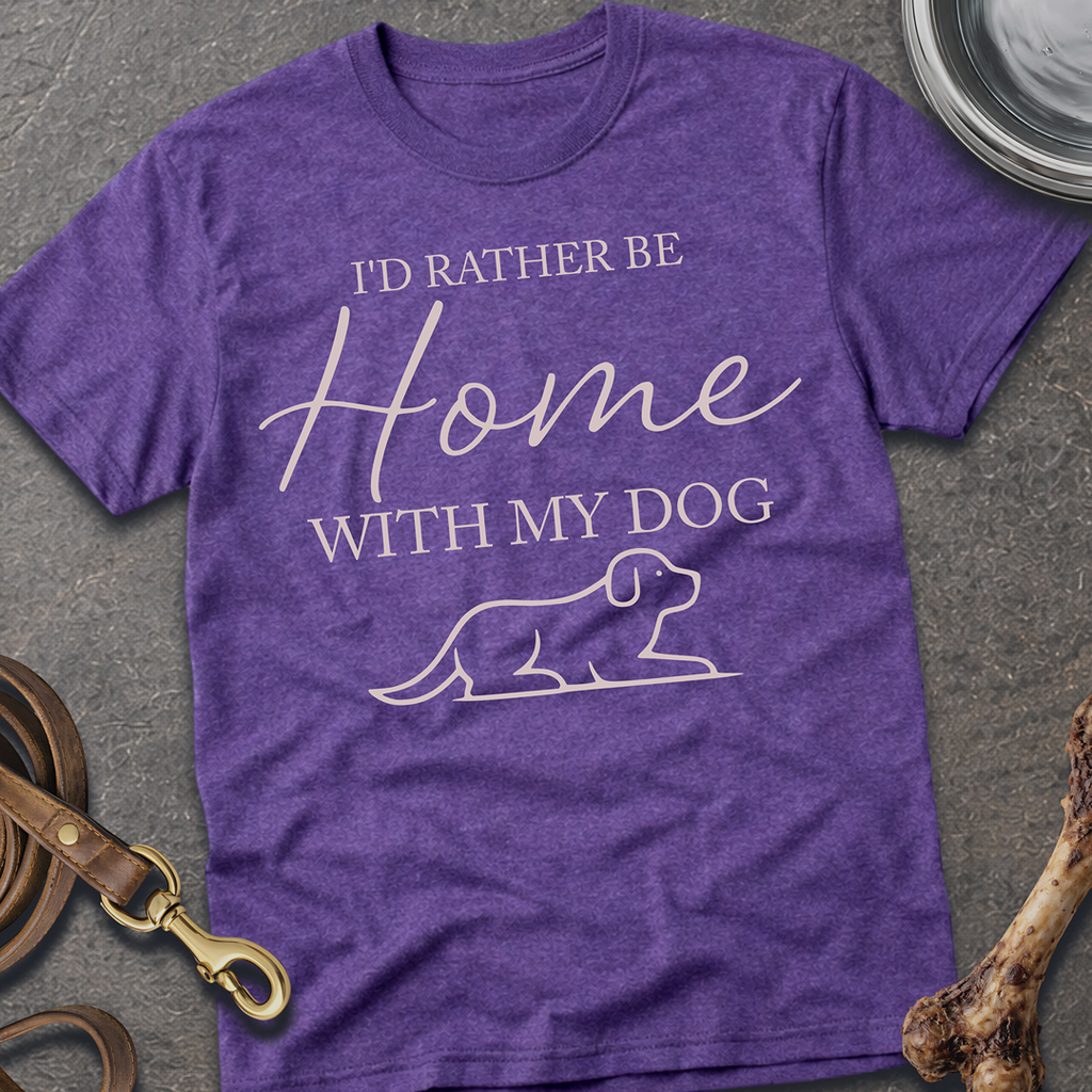 Home With My Dog T-Shirt