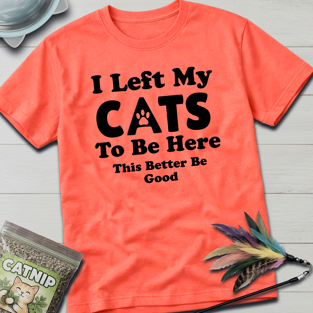 I Left My Cats T-Shirt