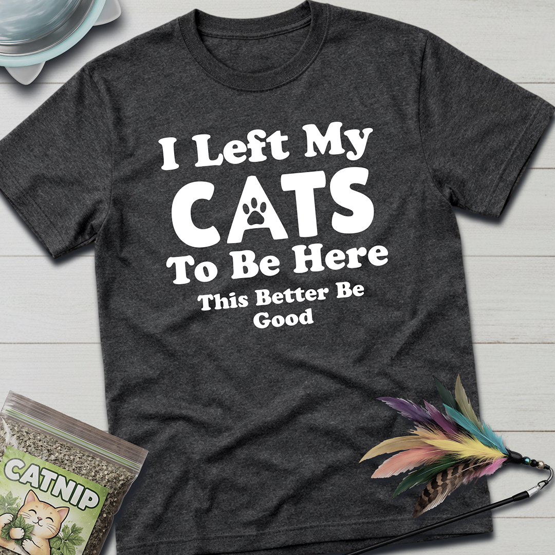 I Left My Cats T-Shirt
