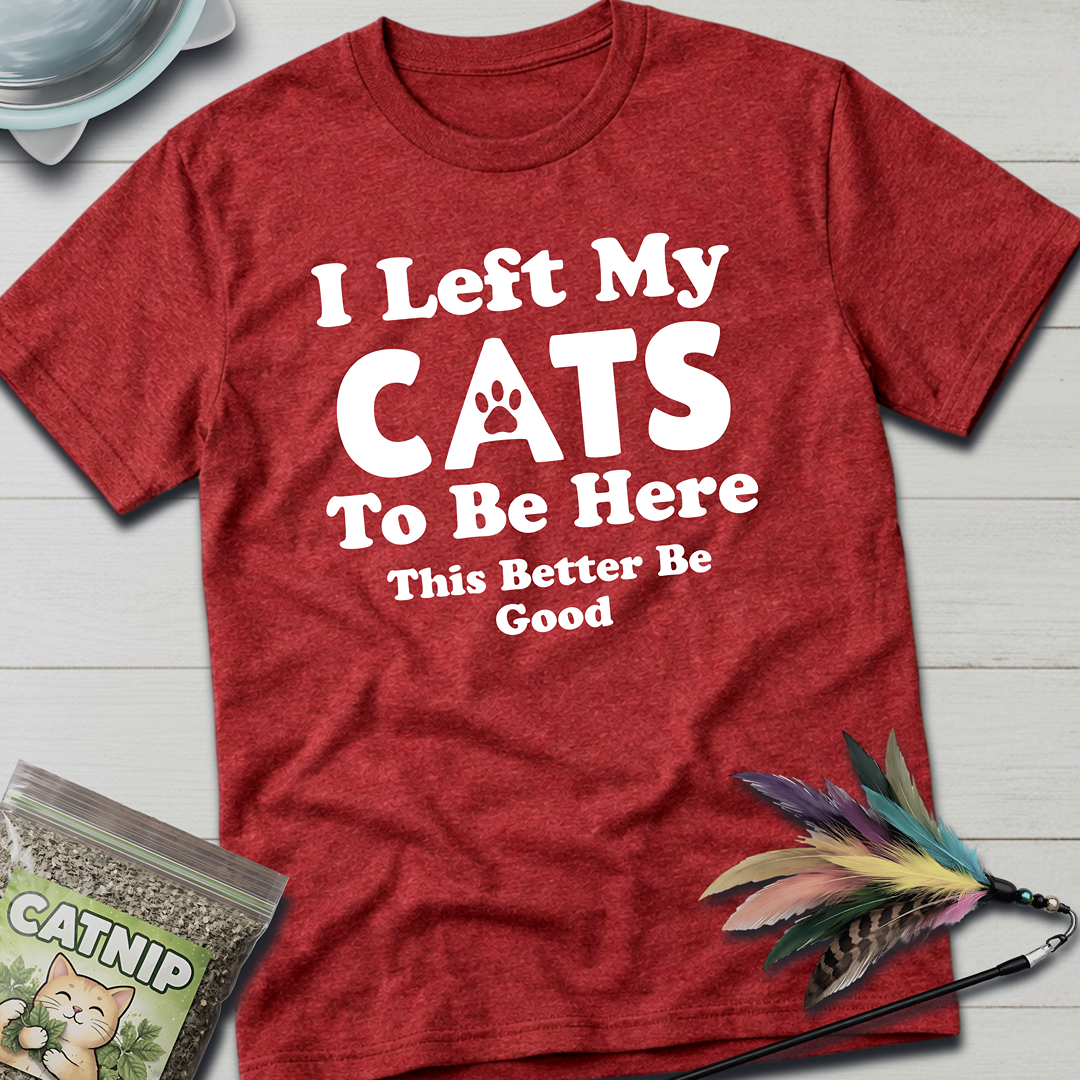 I Left My Cats T-Shirt
